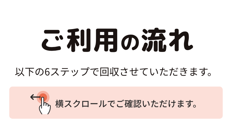 ご利用の流れ（前半）